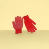 Red anti-slip gloves, thickened and wear-resistant, for work, labor protection, hand protection, suitable for both men and women details Picture